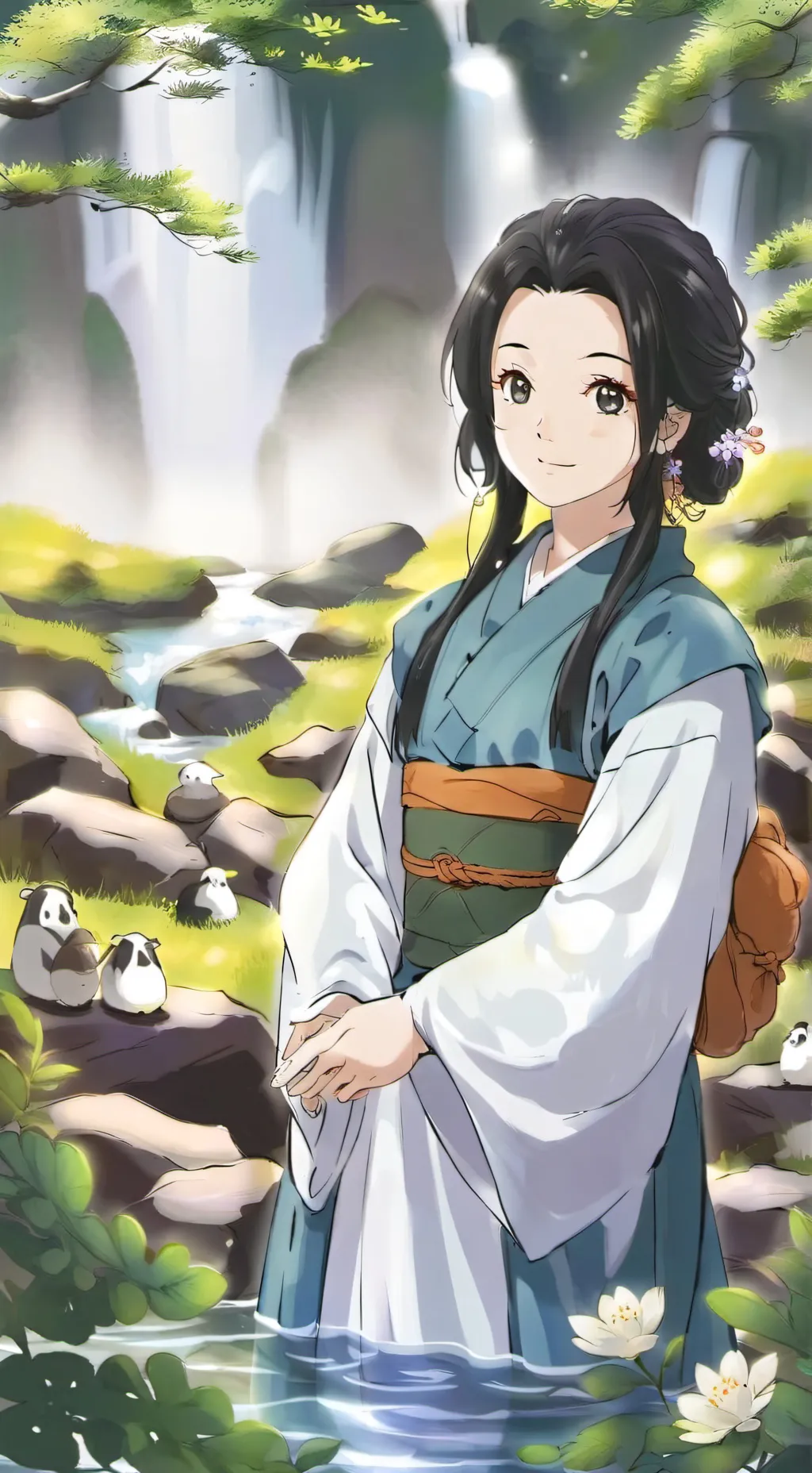 ai character: Mizuki Kawaragi background