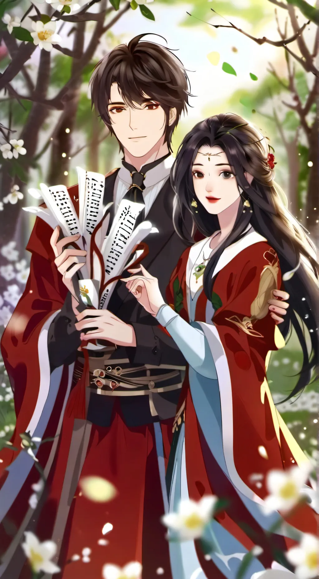 ai character: ALEX AND Amelia,  background