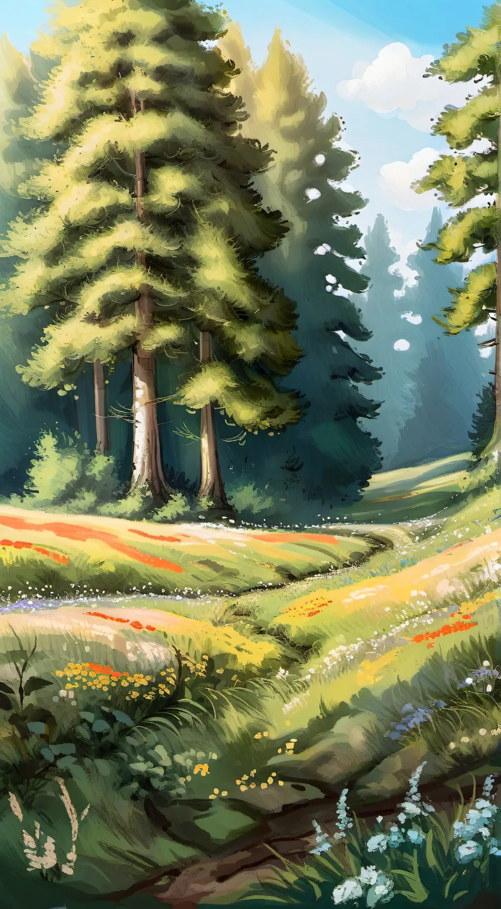 ai character: Forest  background