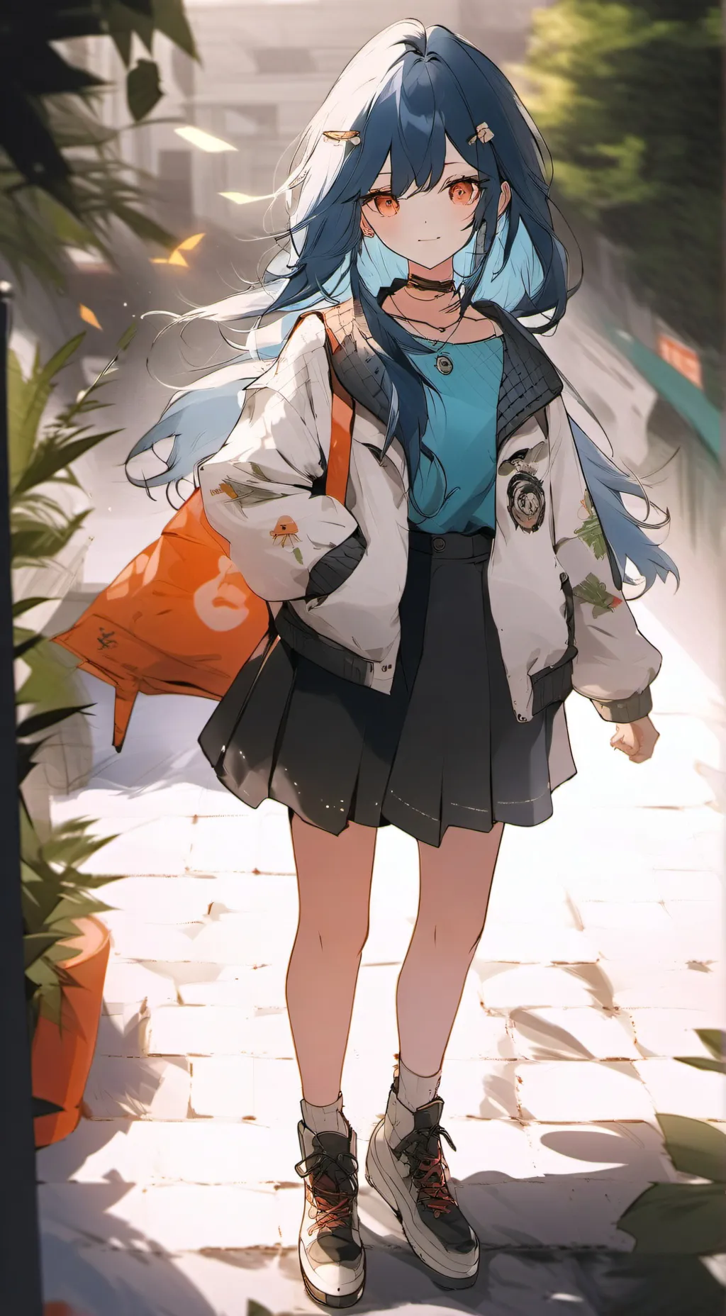 ai character: mha zombie background
