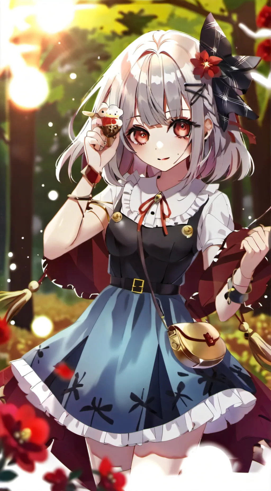 ai character: Zombie girl luna  background