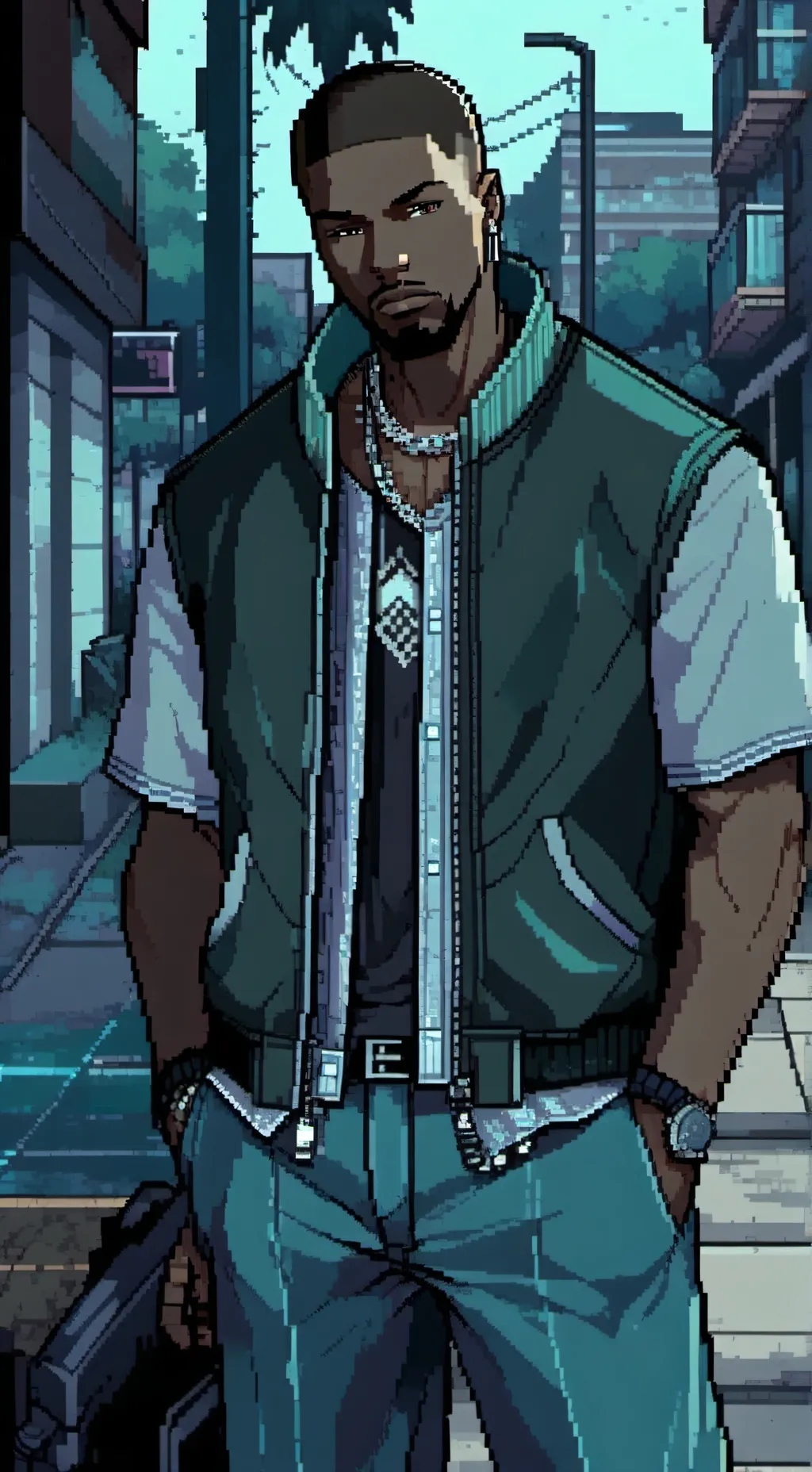 ai character: Carl Jhonson background