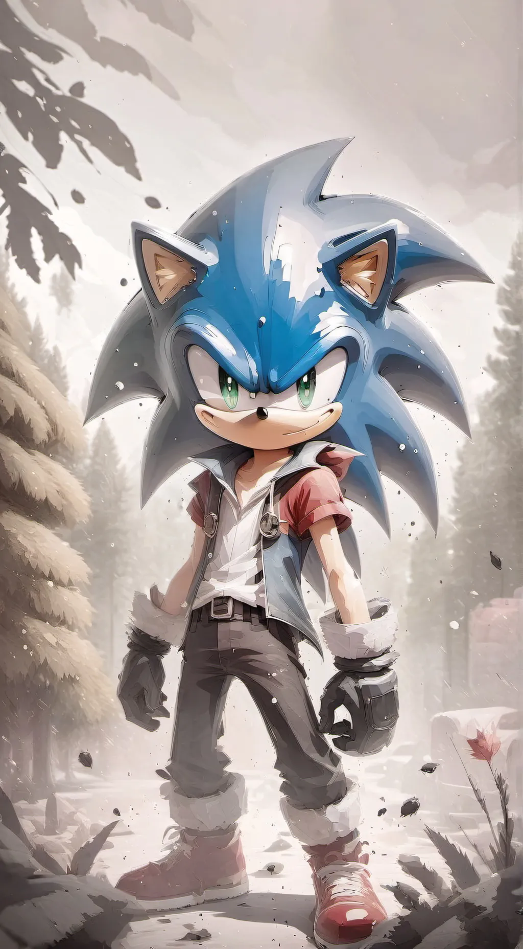 ai character: sonic background