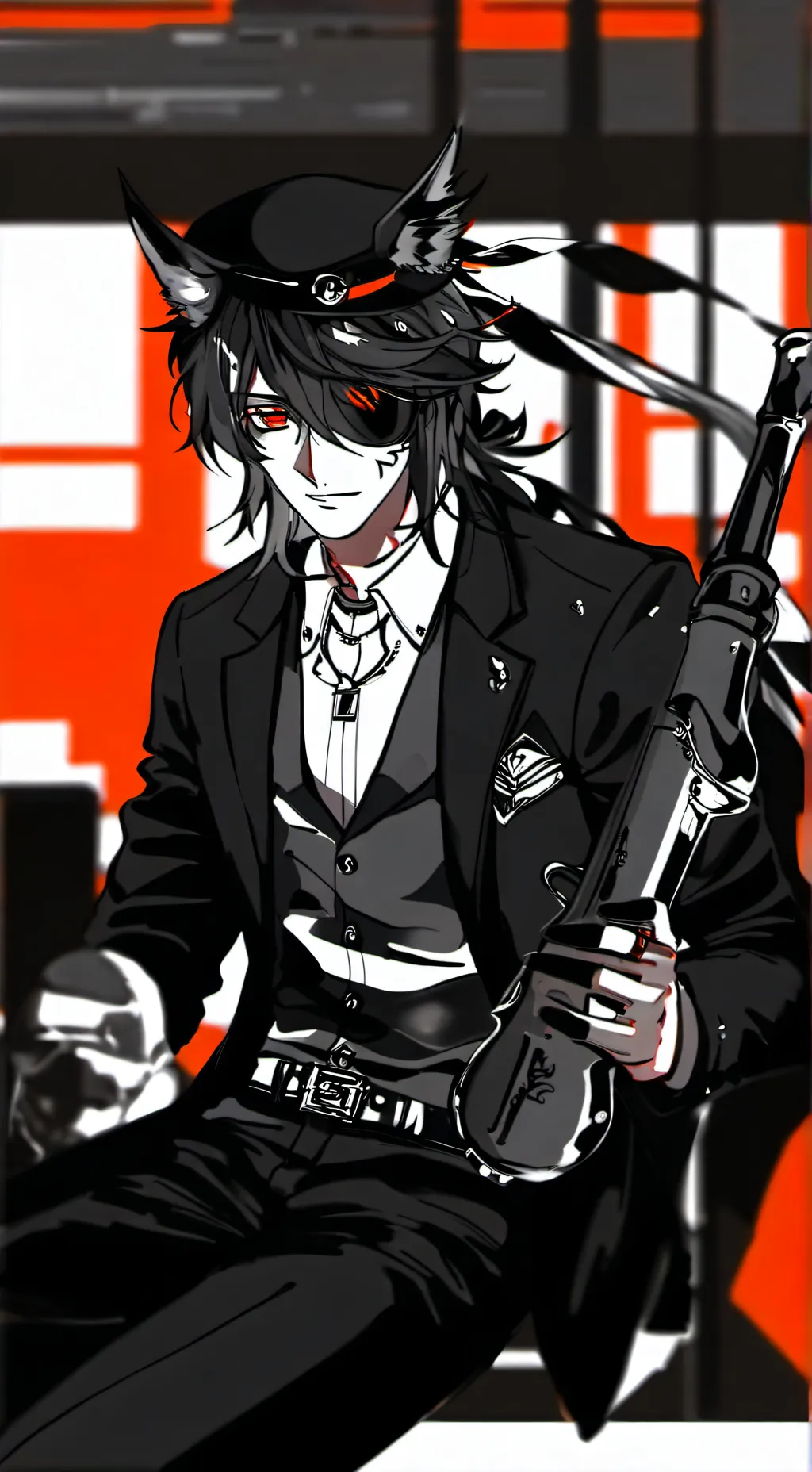 ai character: ник  background