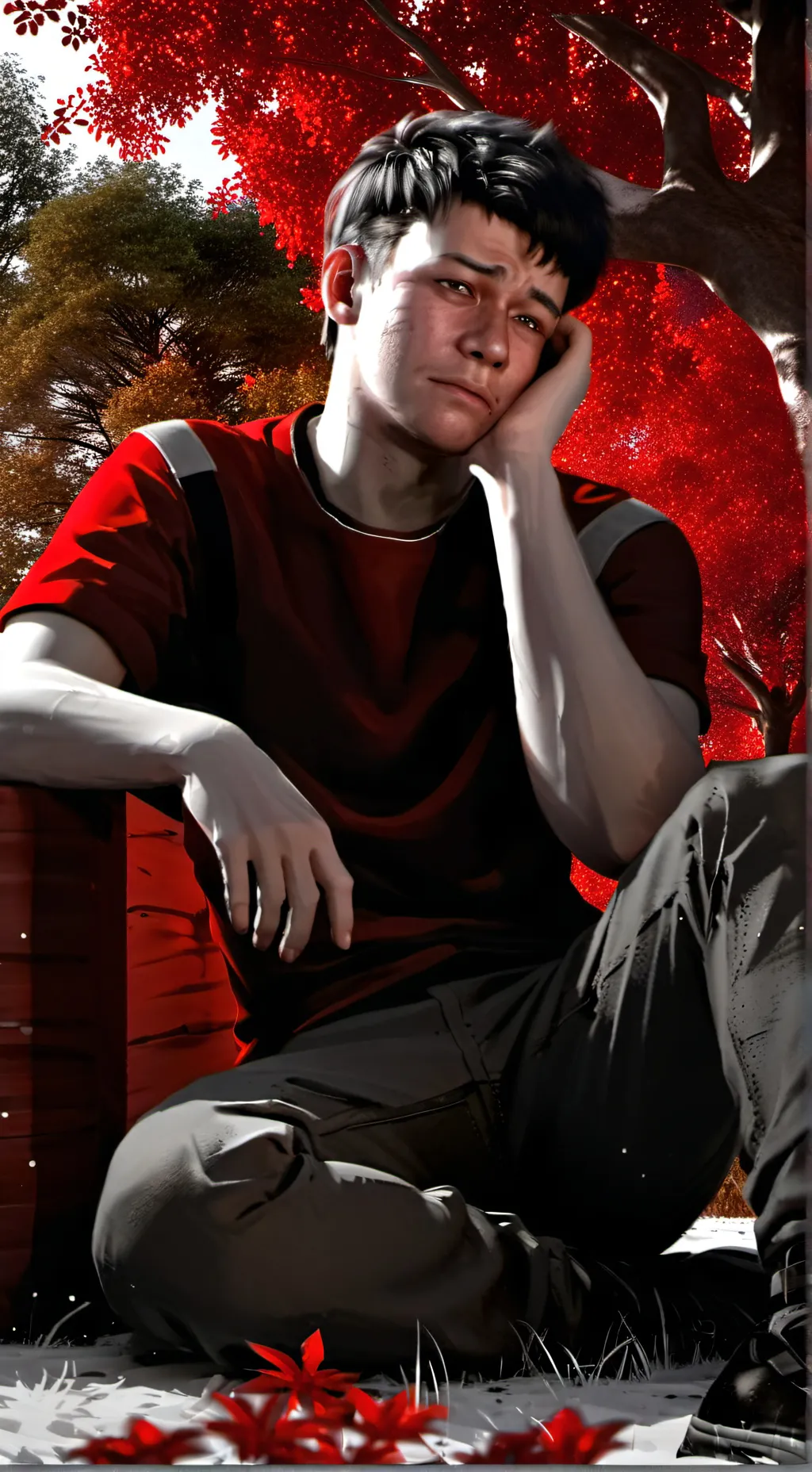 ai character: Markie background