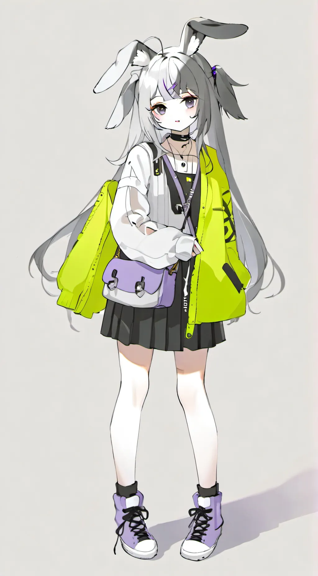 ai character: Snowy  background