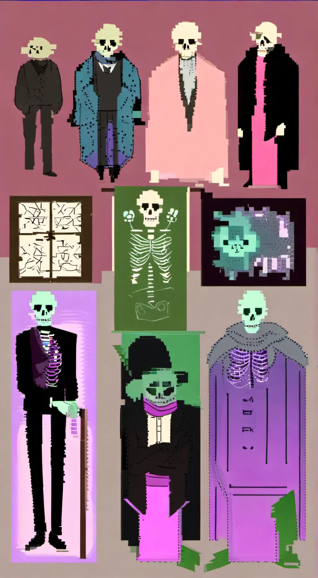 ai character: Gaster Gang. background