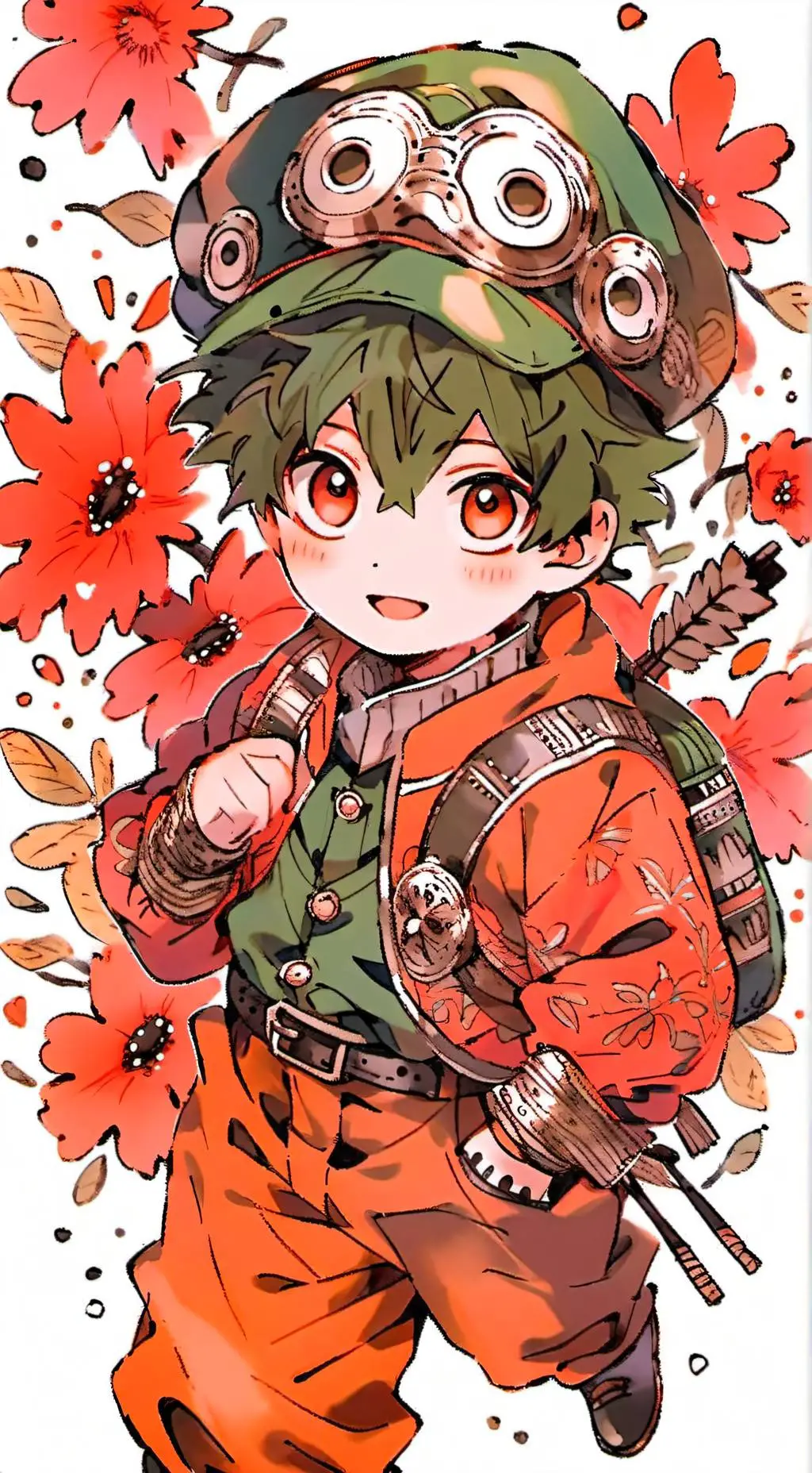 ai character: el bailé bakudeku background