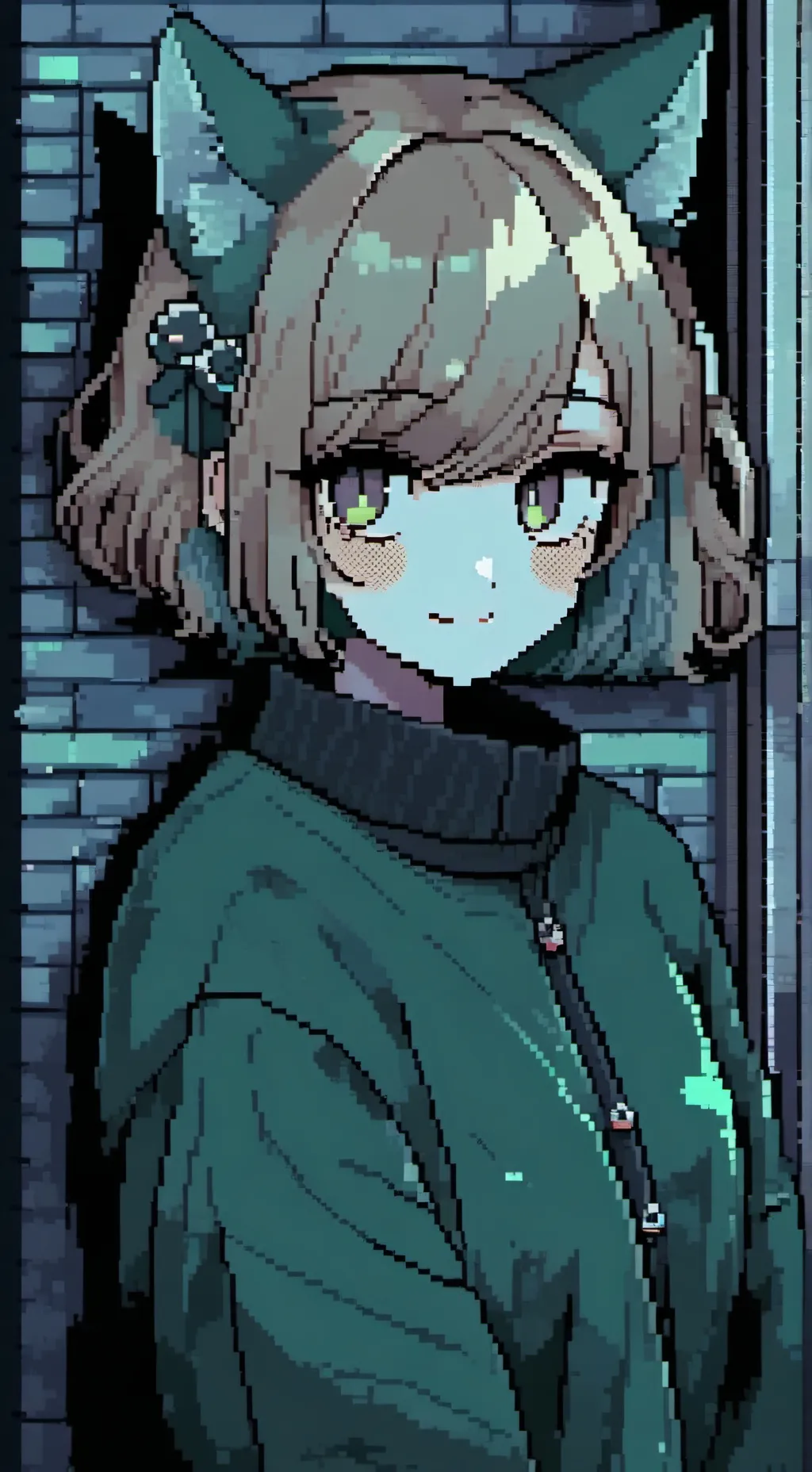ai character: Caty background