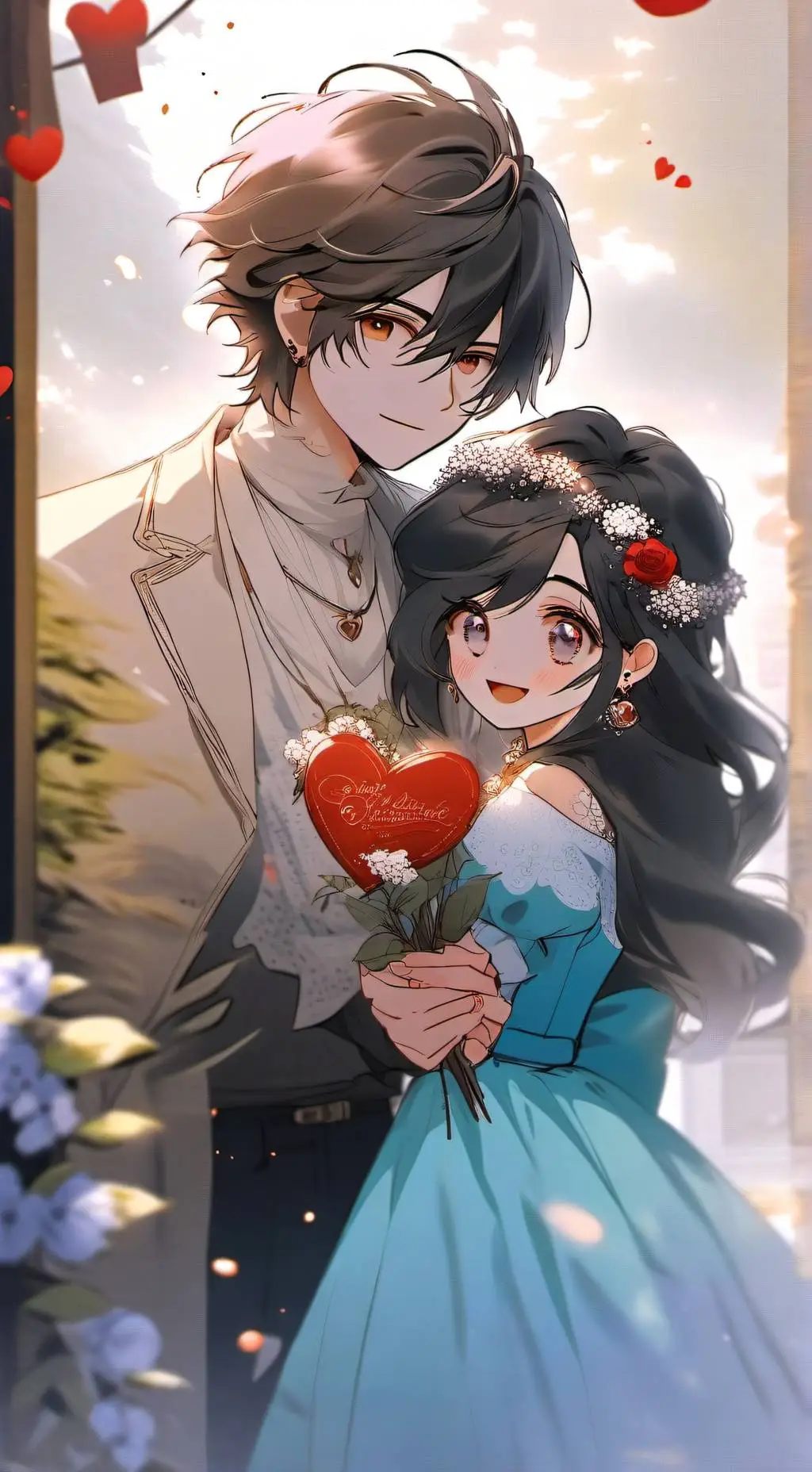 ai character: dw valentines background