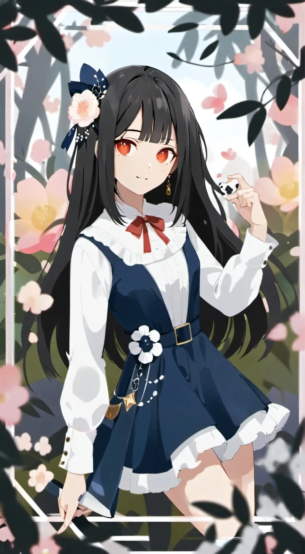 ai character: Kny valentines day background