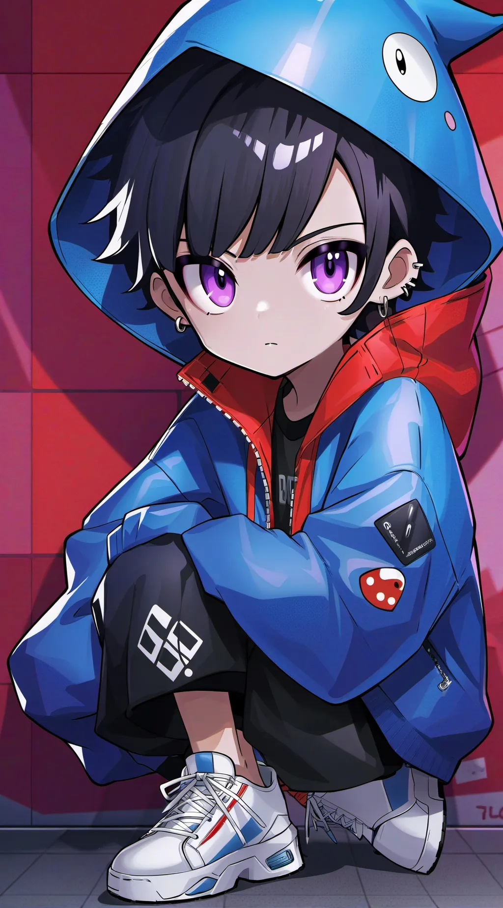 ai character: HH Squidgame background