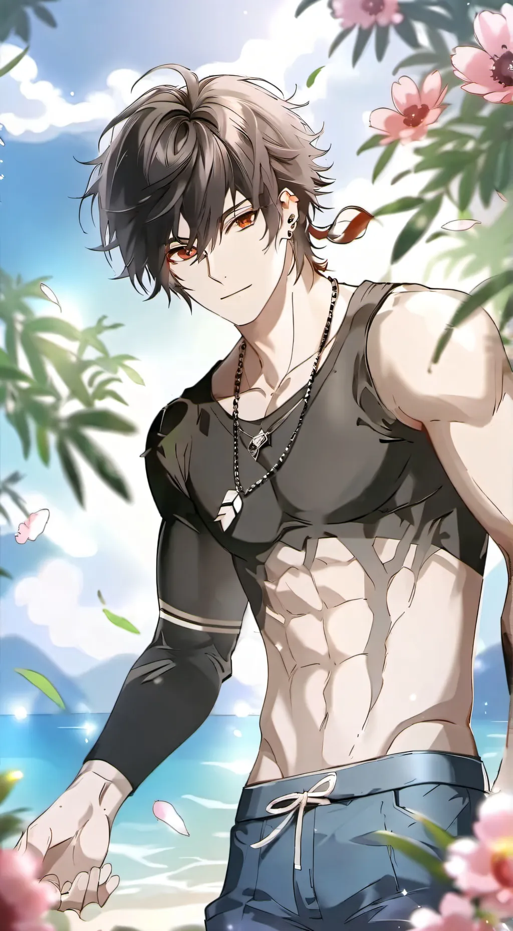 ai character: леам background