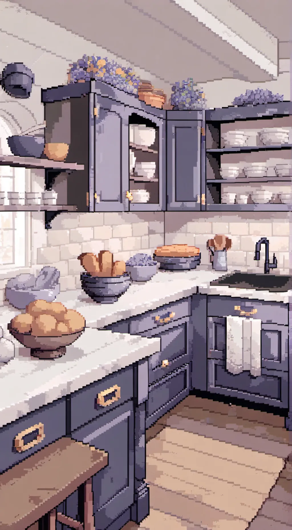 ai character: MHA BAKING background
