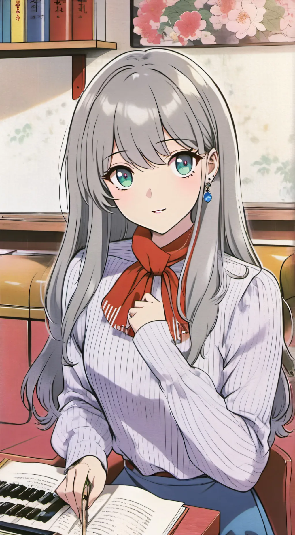 ai character: profesora background