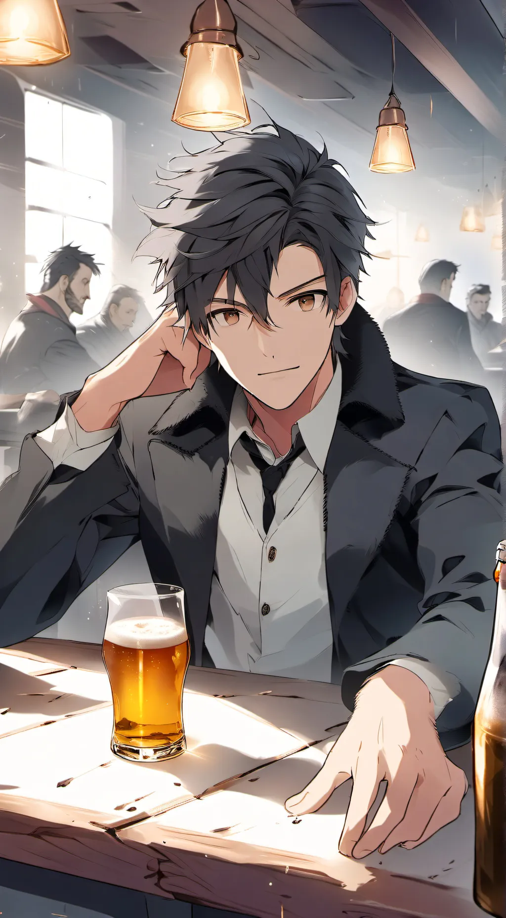 ai character: John  background