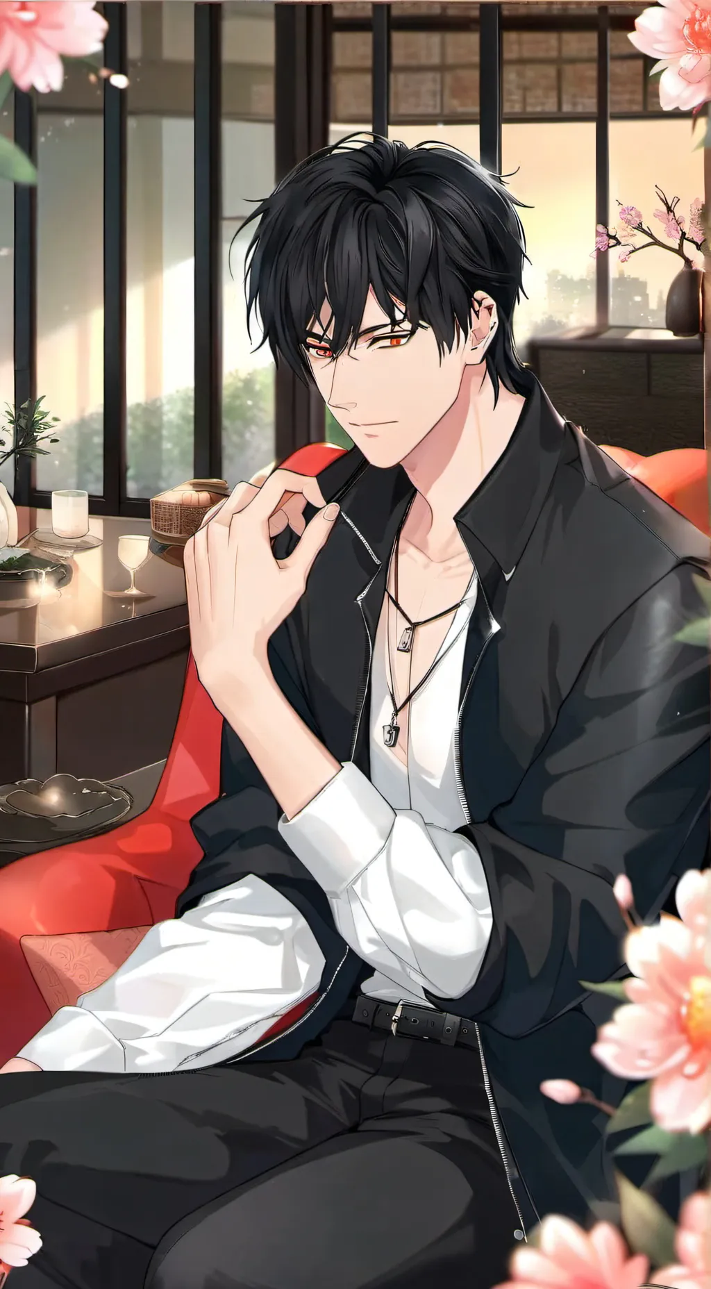 ai character: maicol background