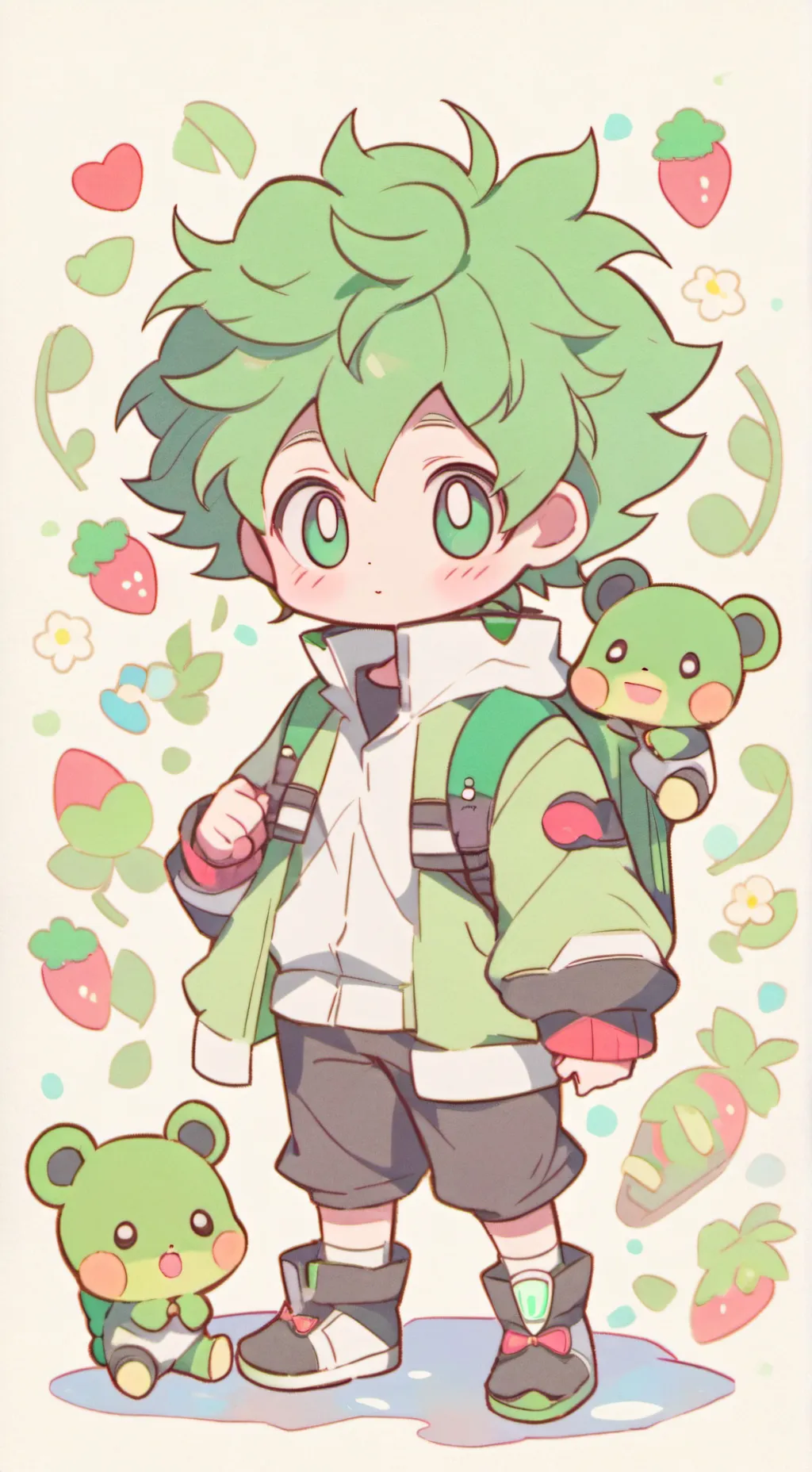 ai character: Mha couple background