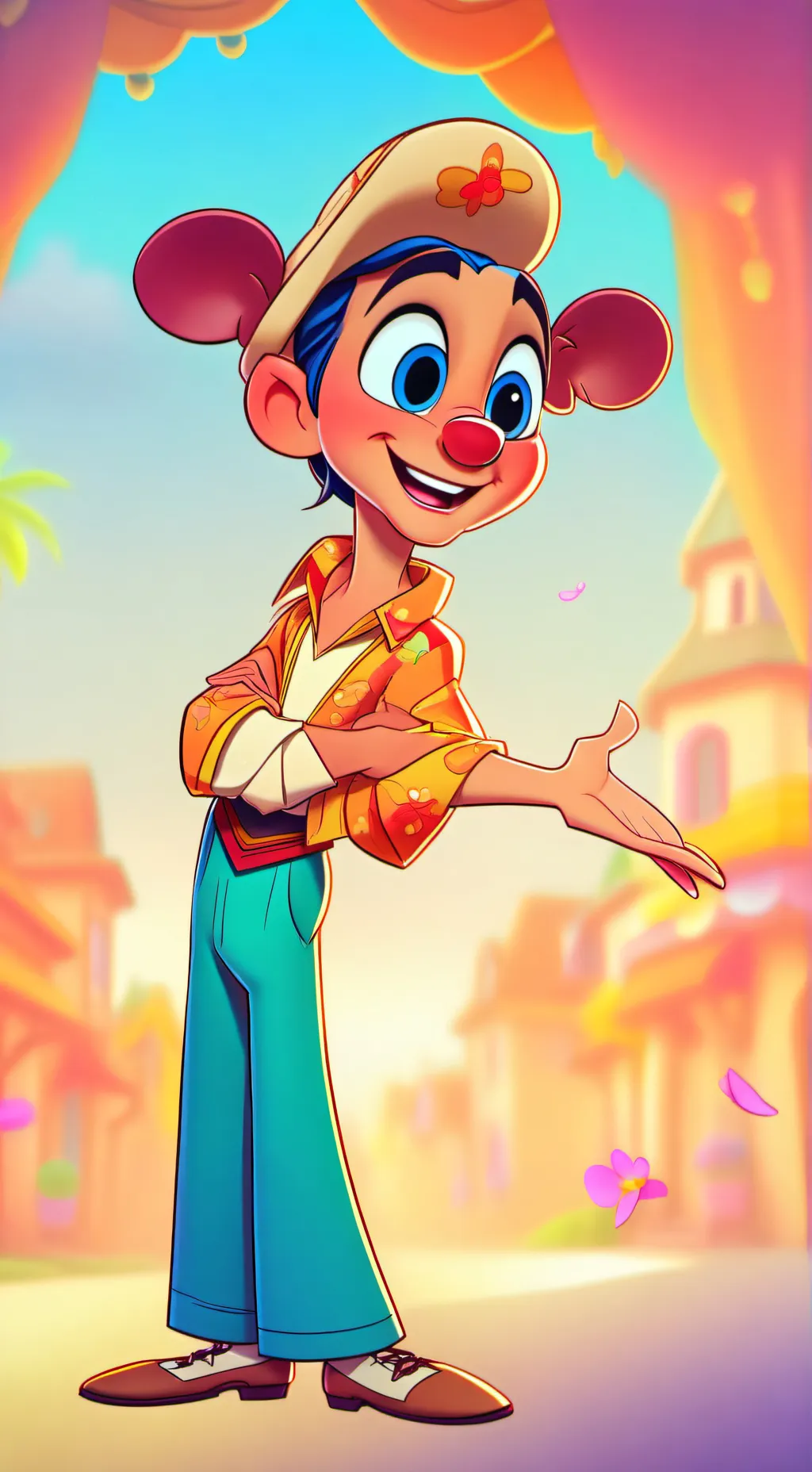 ai character: Insane Cosmo background