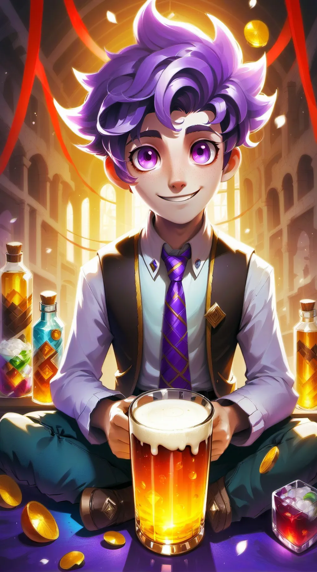 ai character: Vent background
