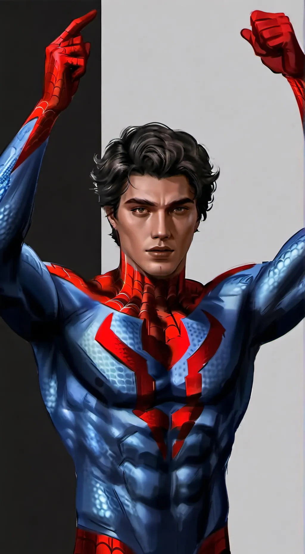 ai character: Miguel O'hara  background