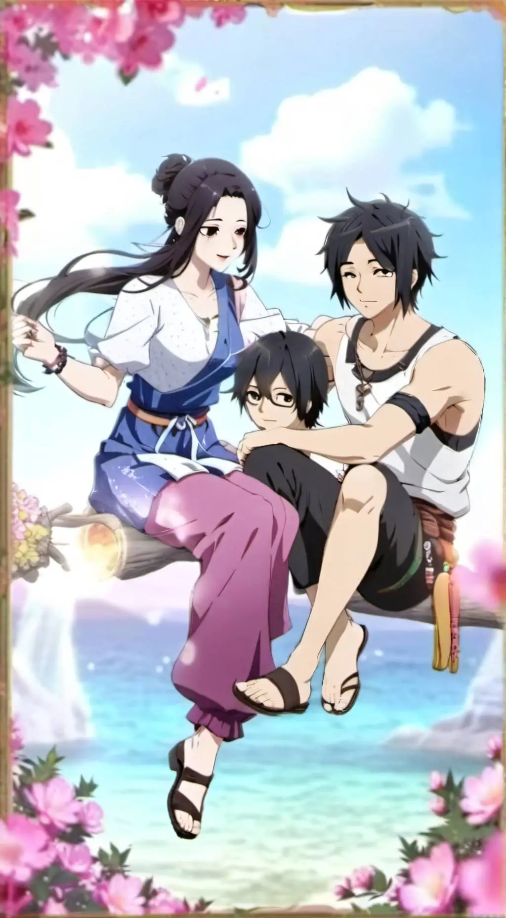 ai character: Ds baby  background