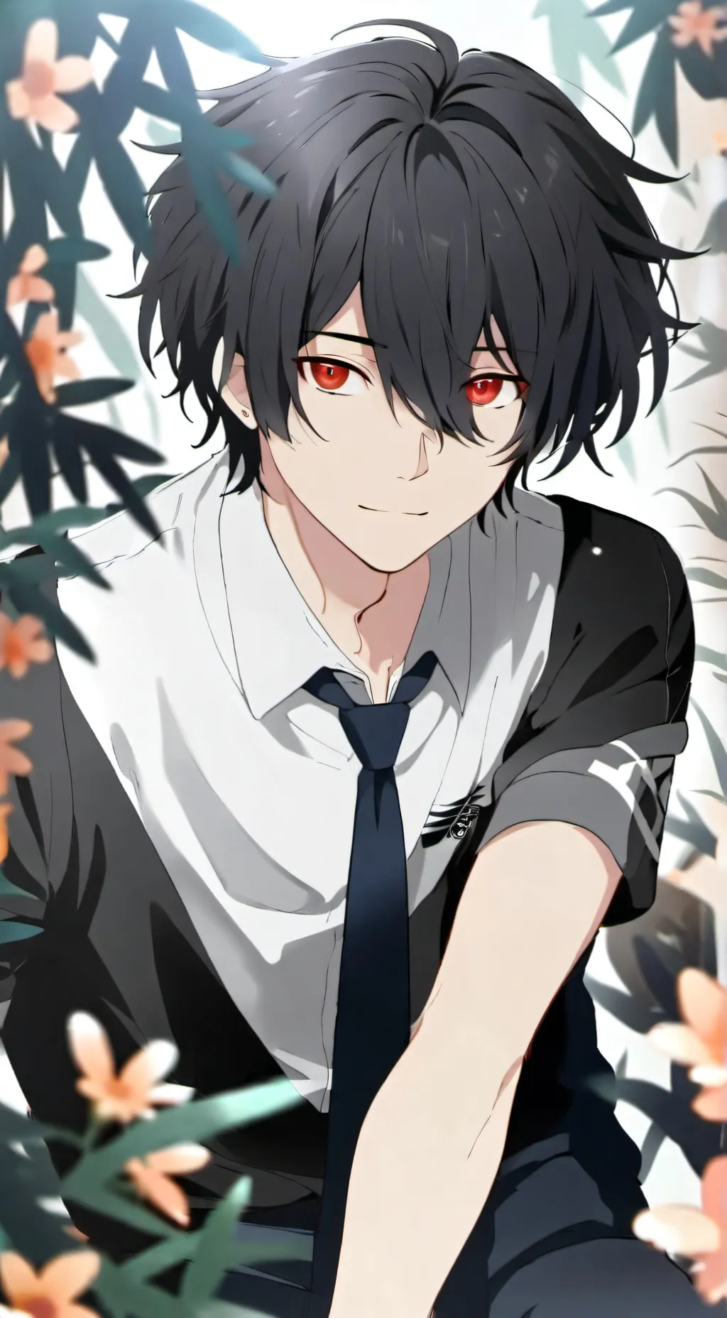 ai character: Hybride  background