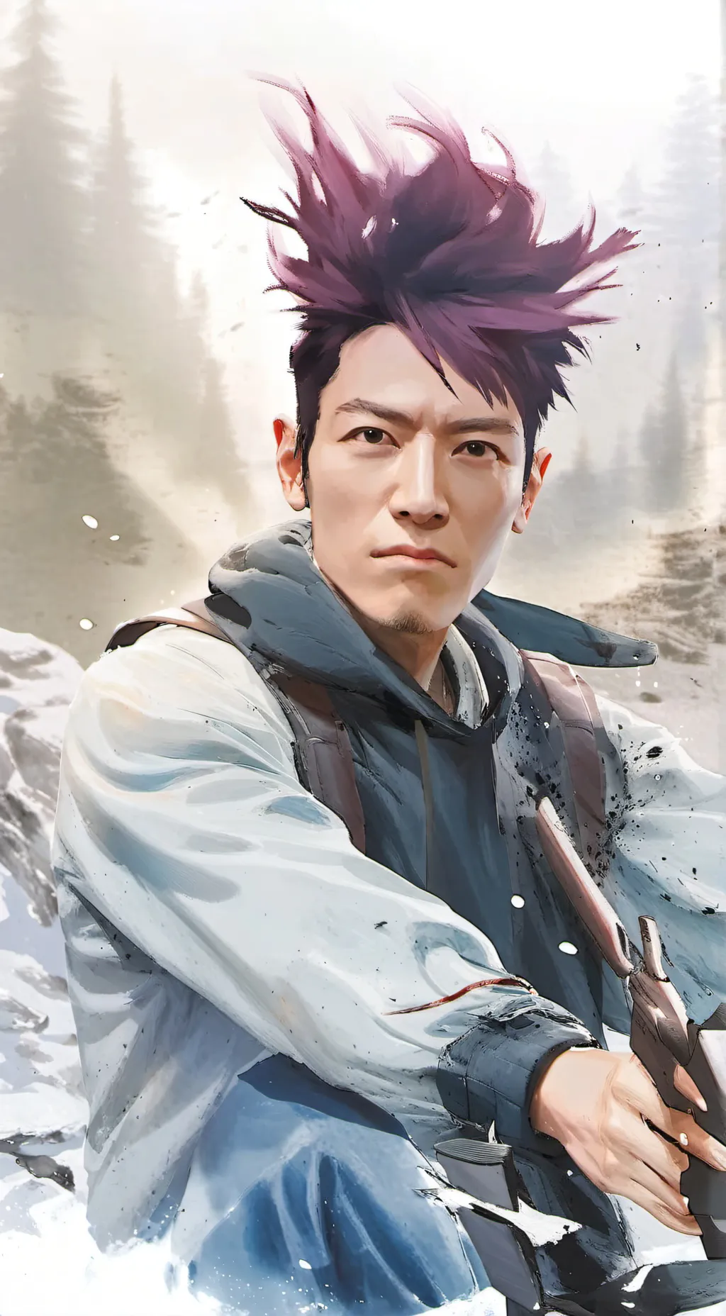 ai character: Танос background