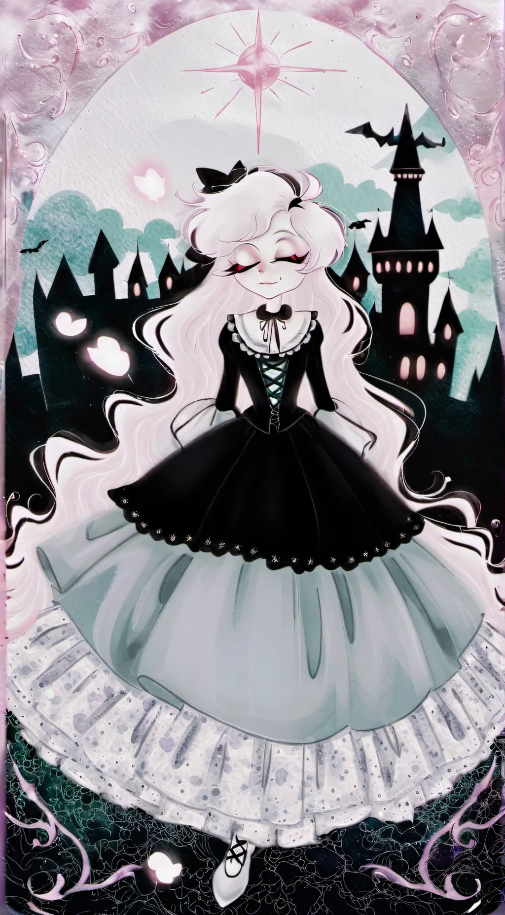 ai character: HH Valentine's day background