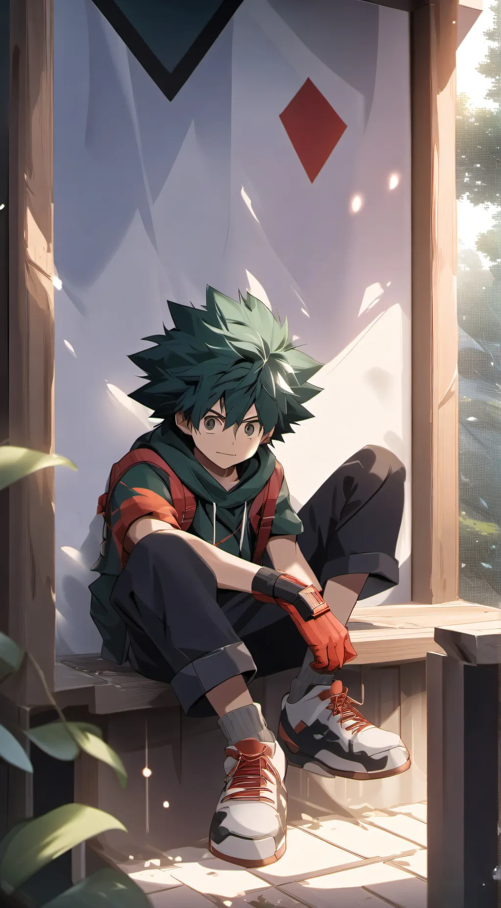 ai character: Dekus wisdom teeth background