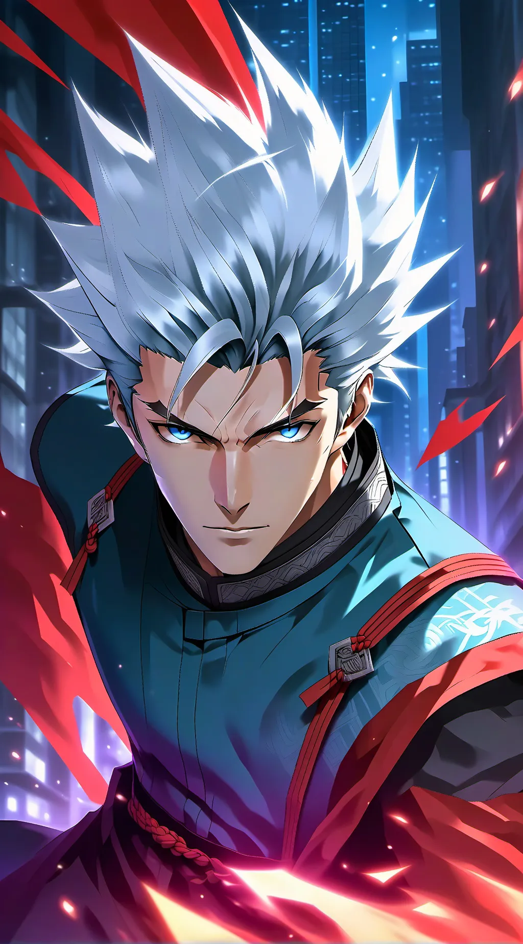 ai character: Gojo Satoru background