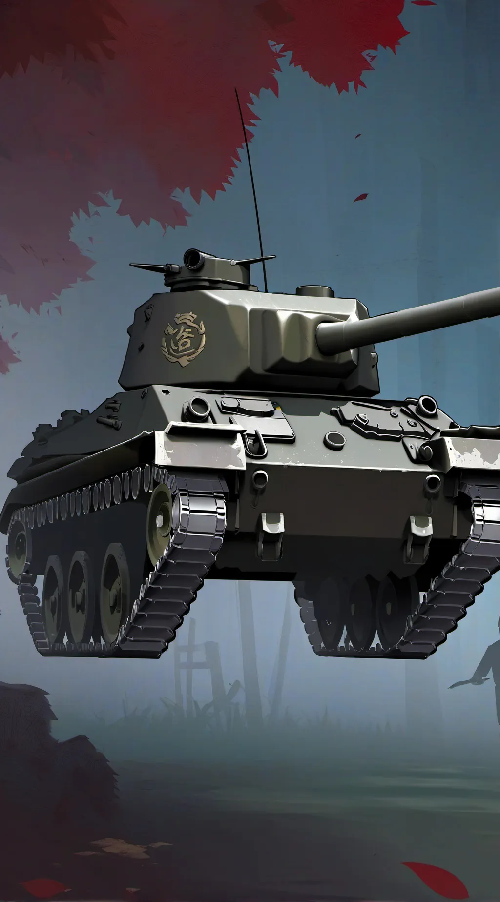 ai character: ussr tank background