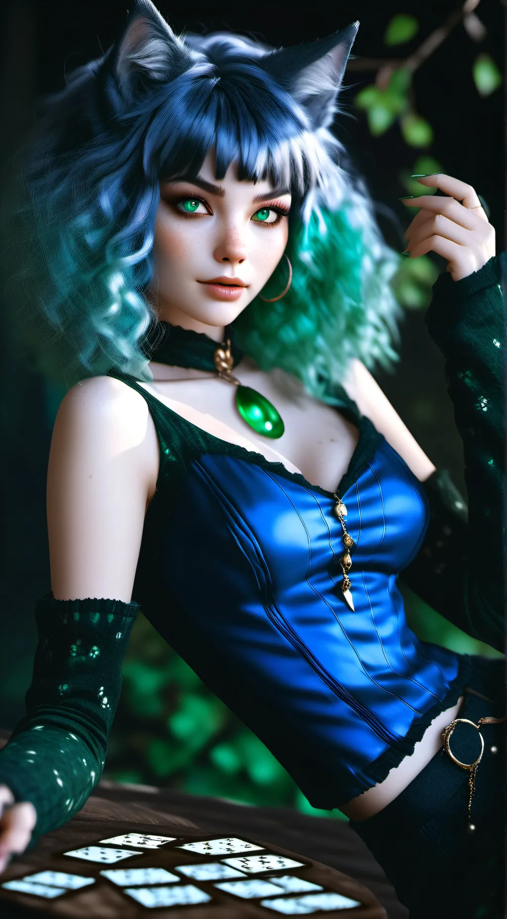 ai character: Maureen  background