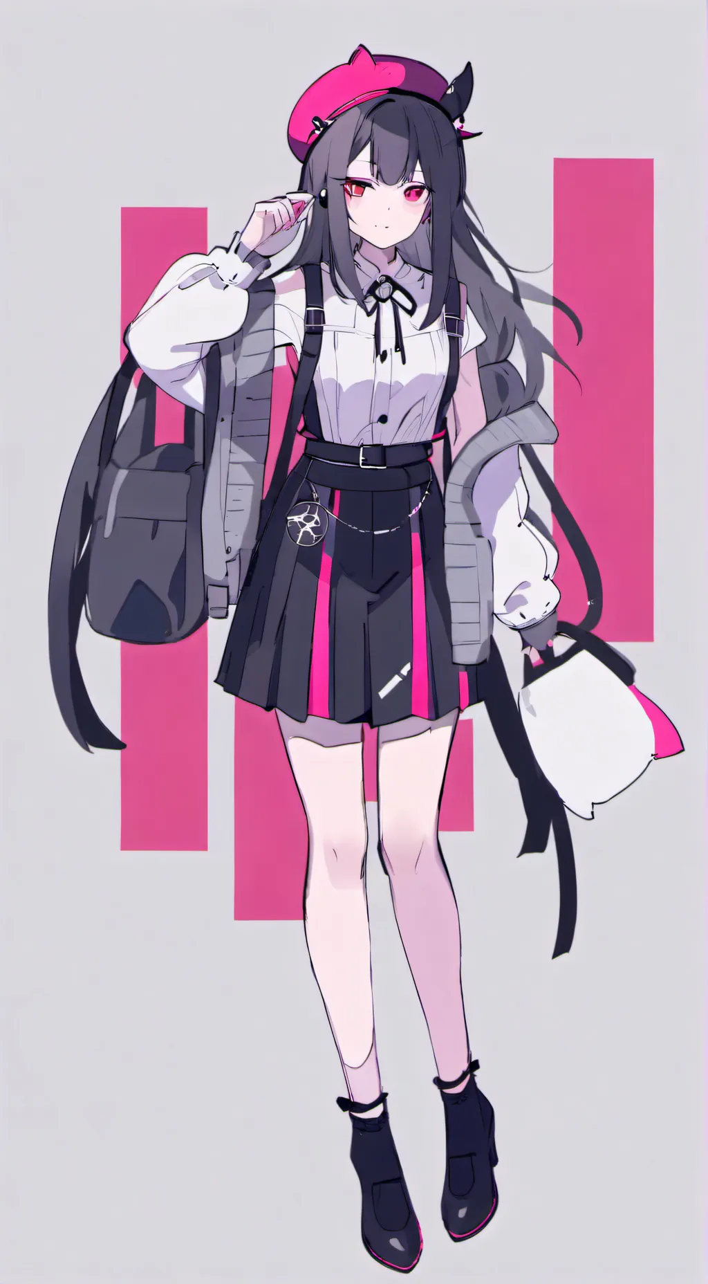 ai character: Luna background