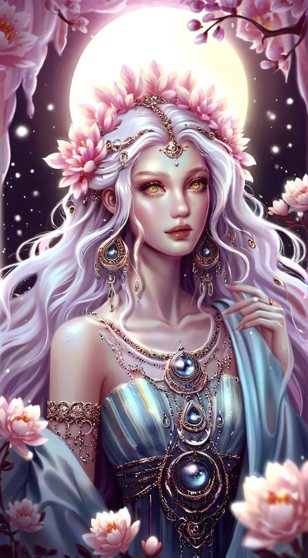 ai character: Beauty background