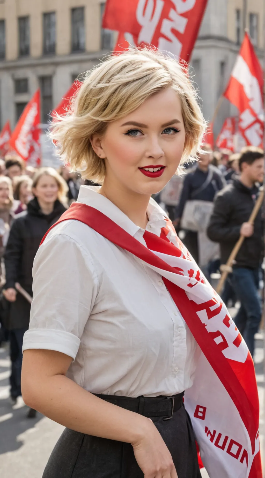 ai character: Happy May Day  background