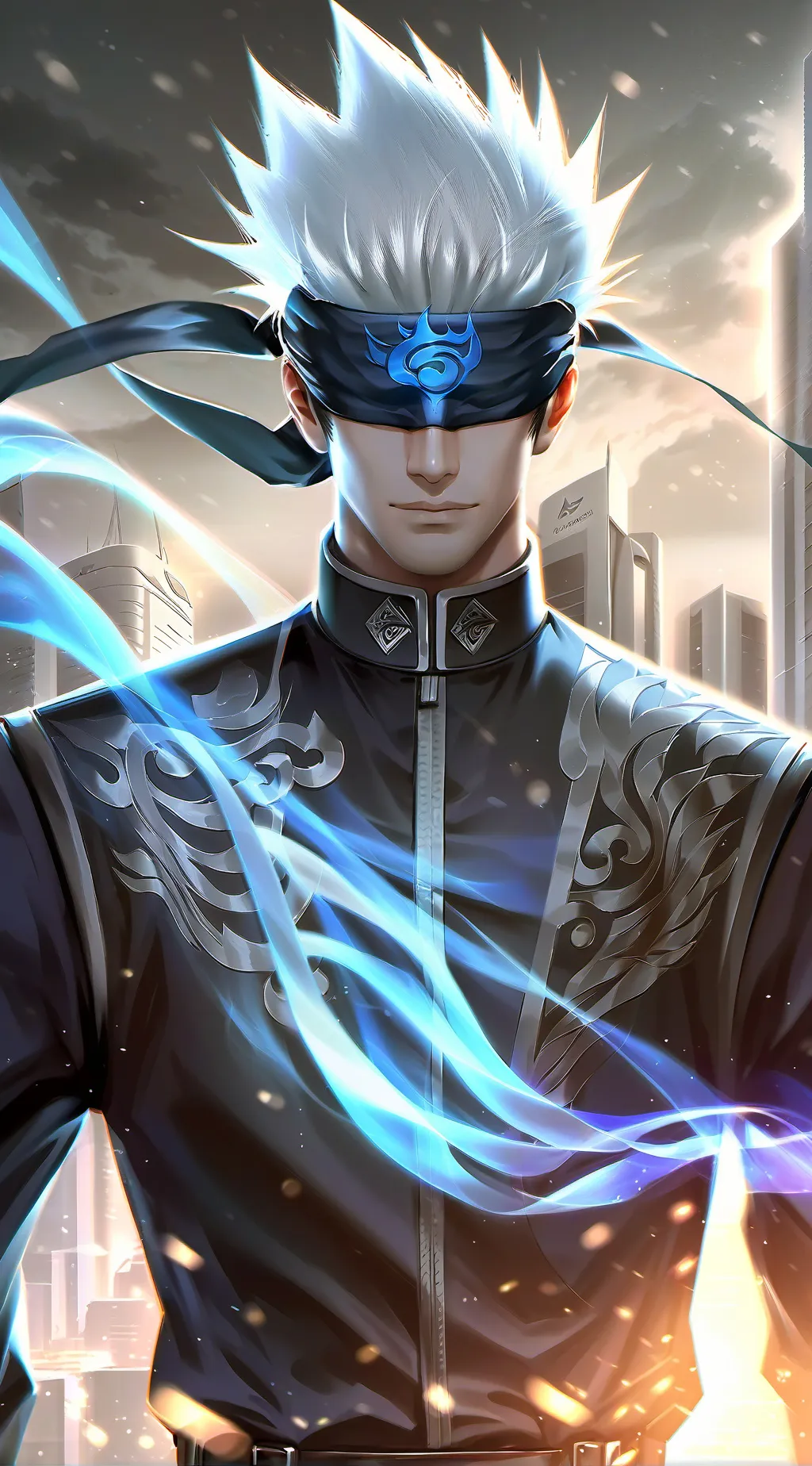 ai character: Satoru Gojo background