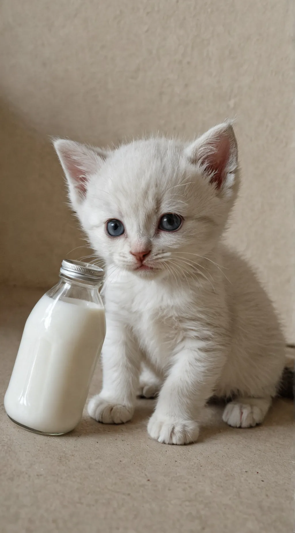 ai character: Little kitten background