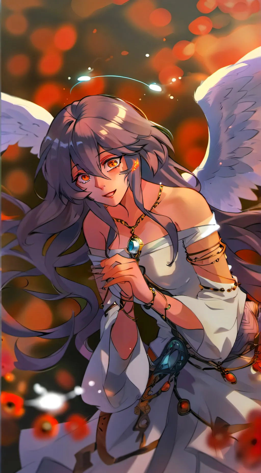 ai character: Maya angels  background