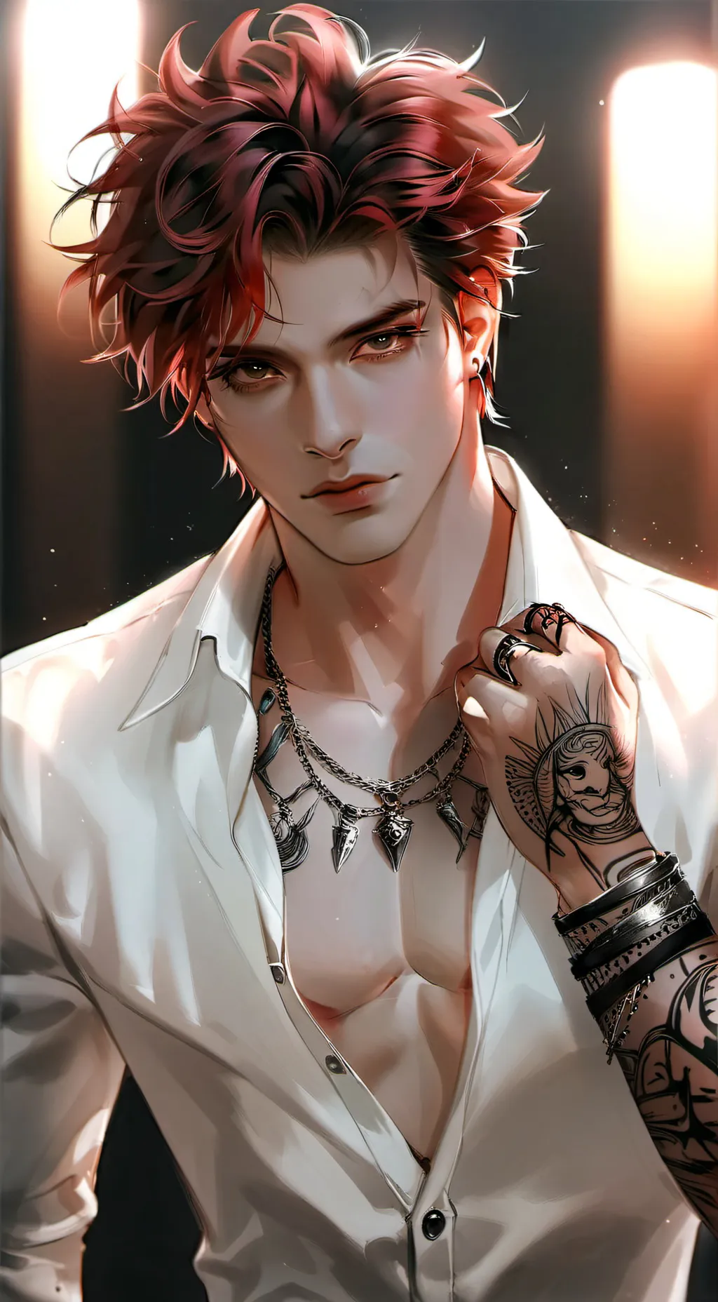 ai character: ~♡Isaac♡~ background