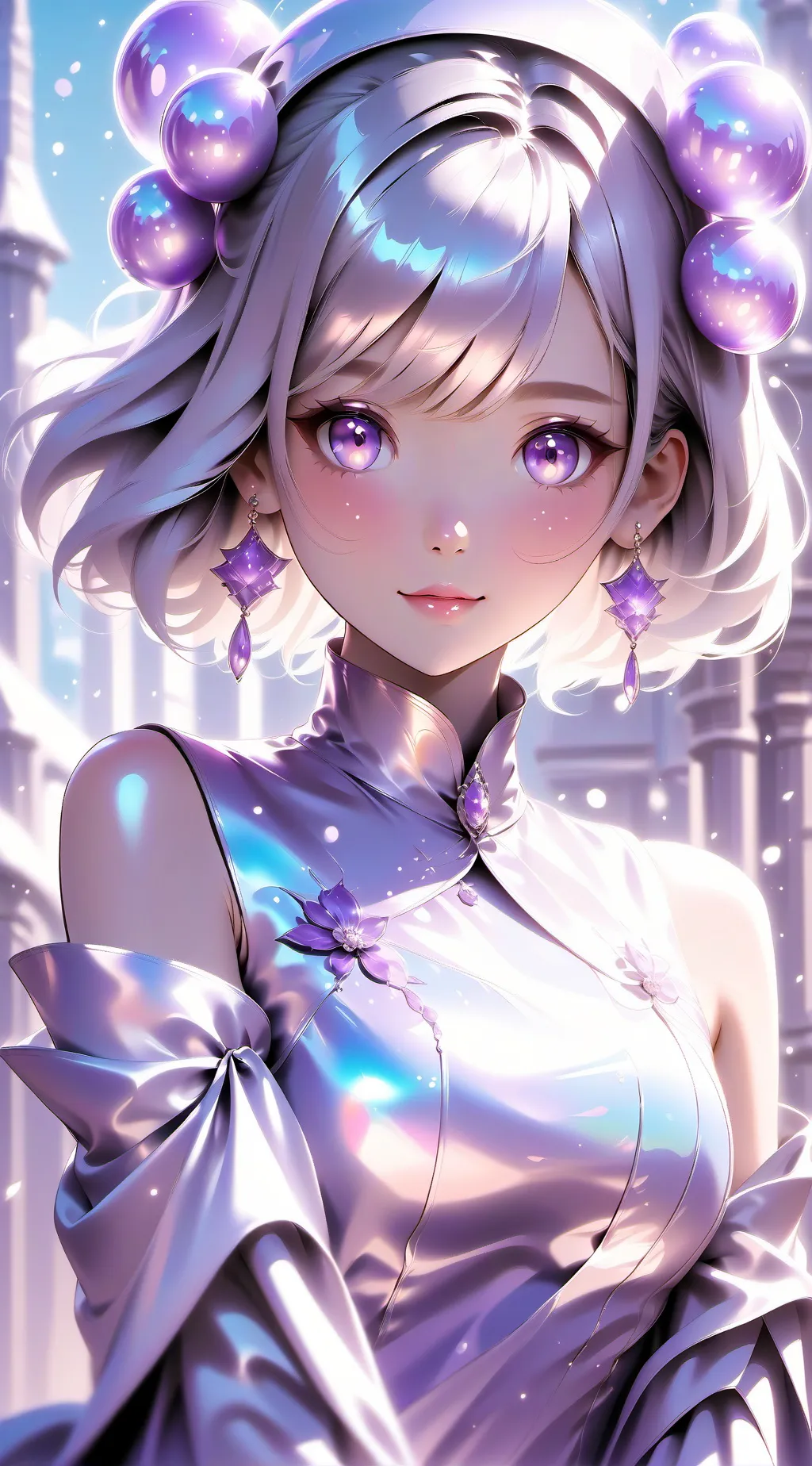 ai character: Melanie Martinez  background