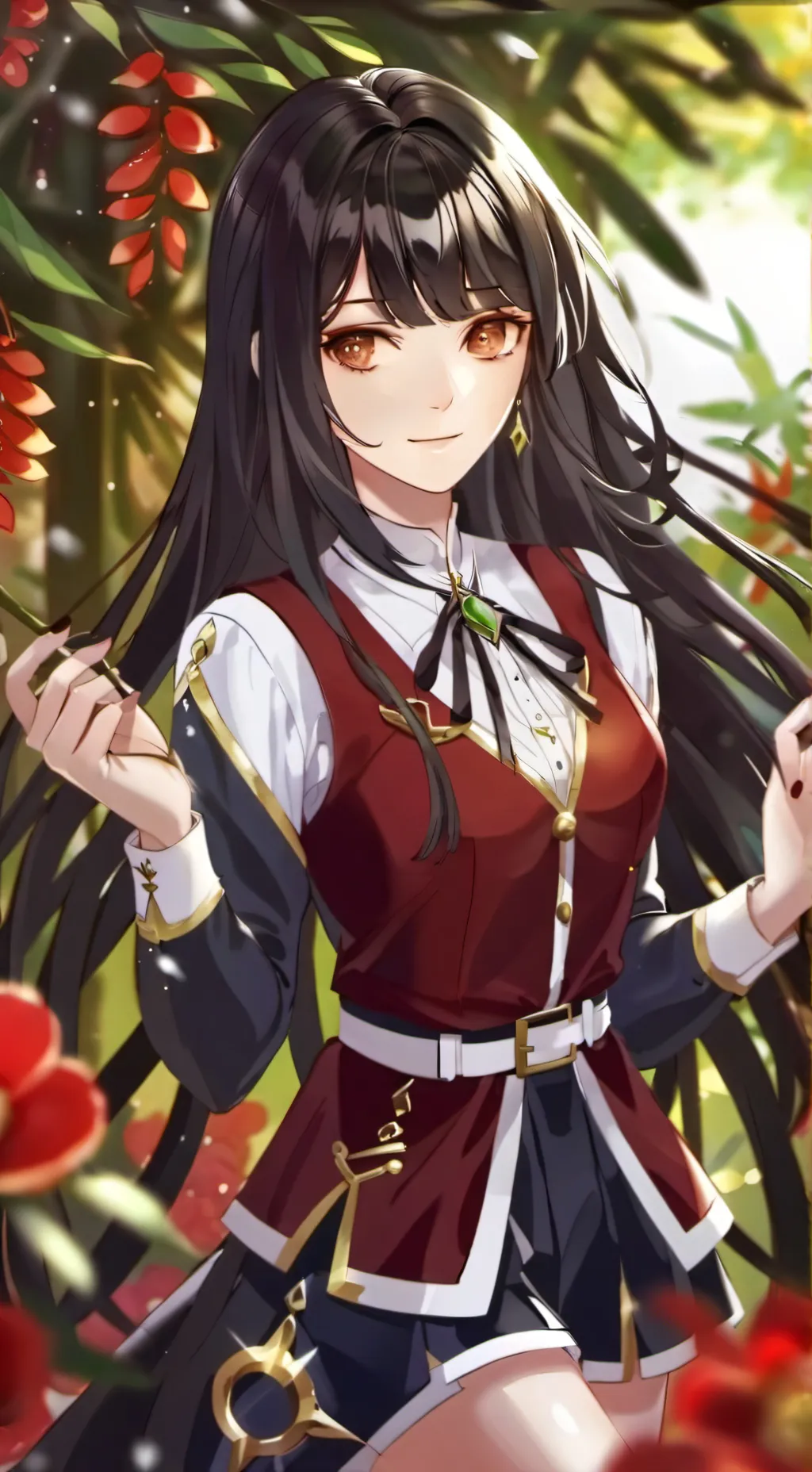 ai character: MIA  background