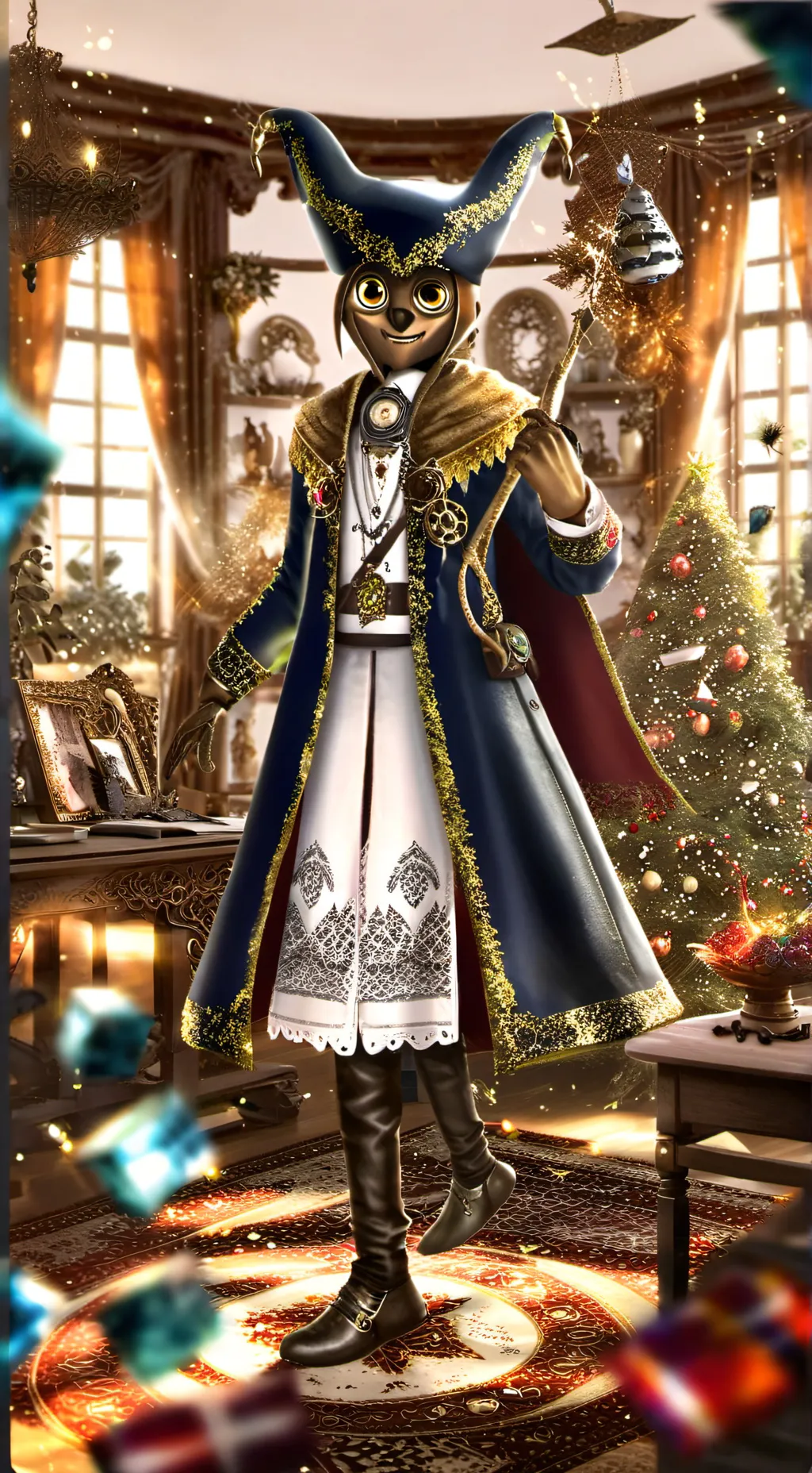 ai character: bun background