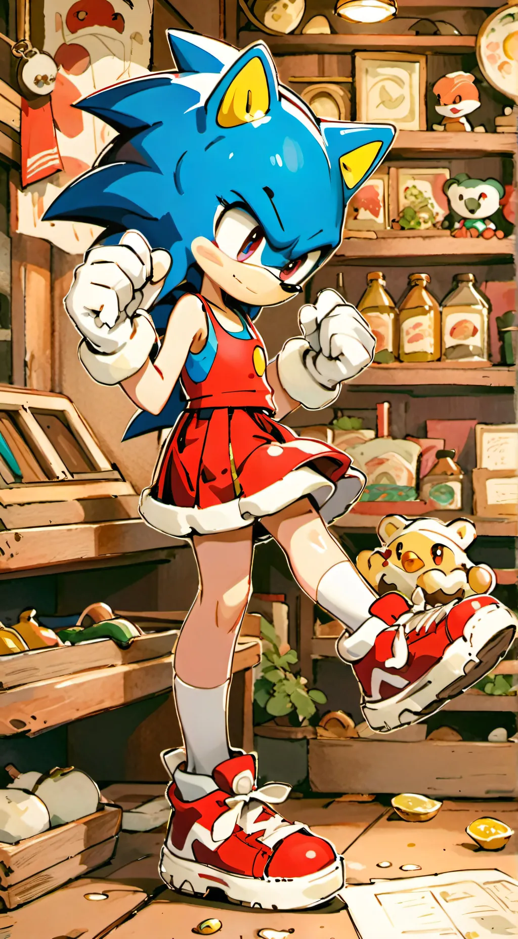 ai character: sonic crew background