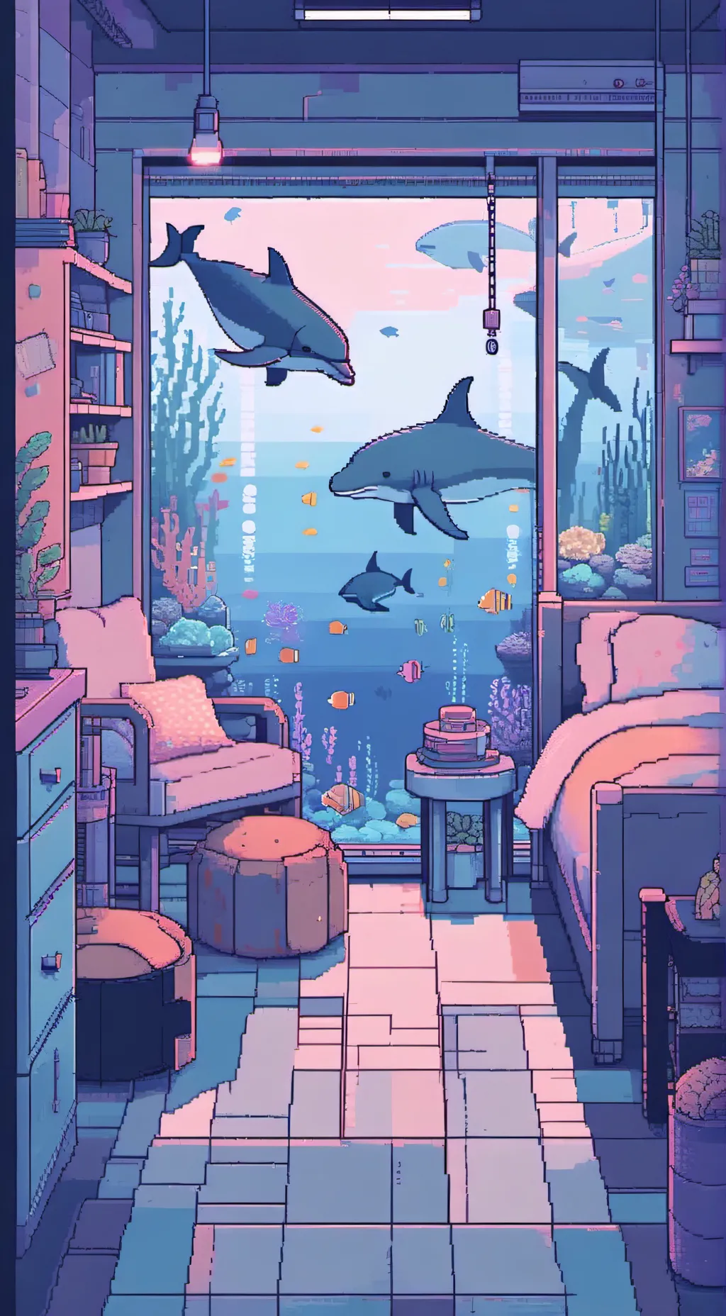 ai character: Dw Sleepover background