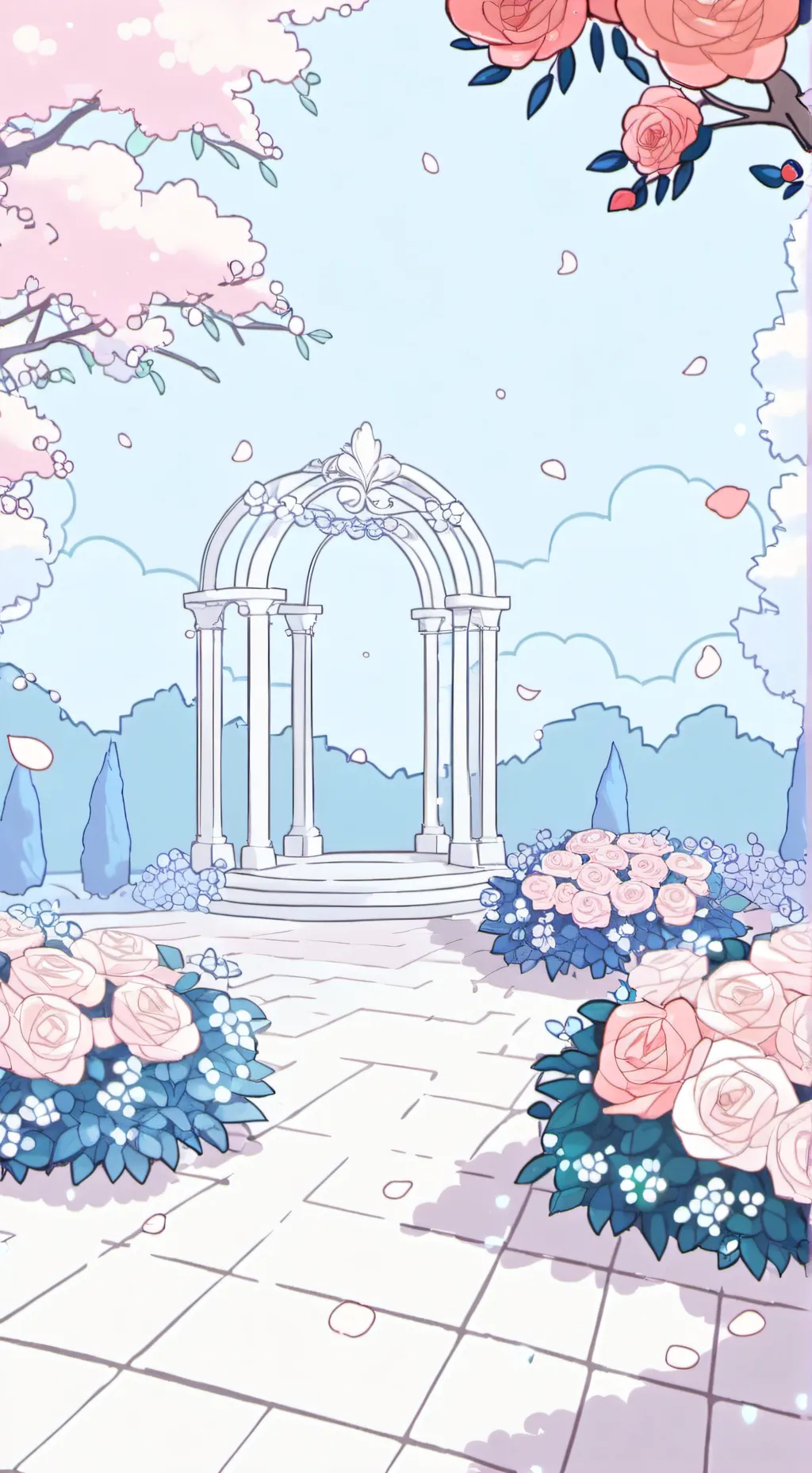 ai character: Dnf valentines! background