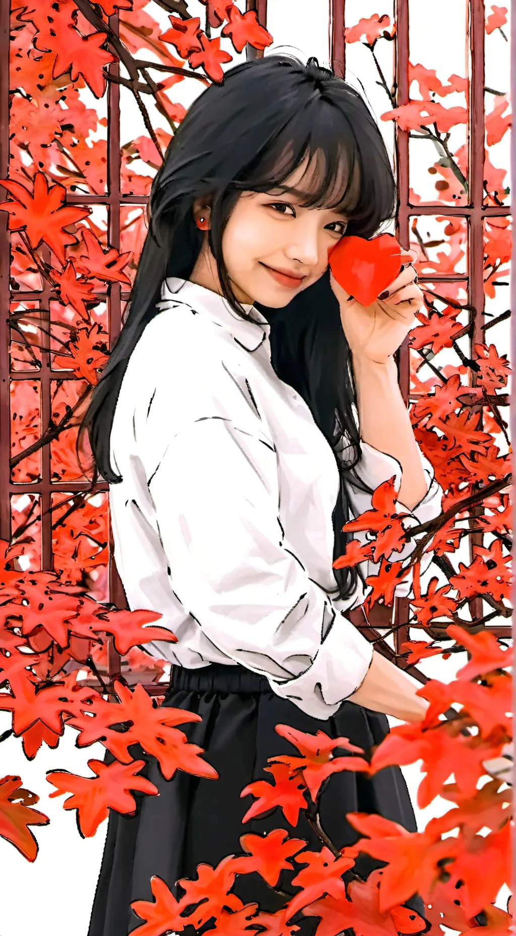 ai character: Lisa blackpink  background