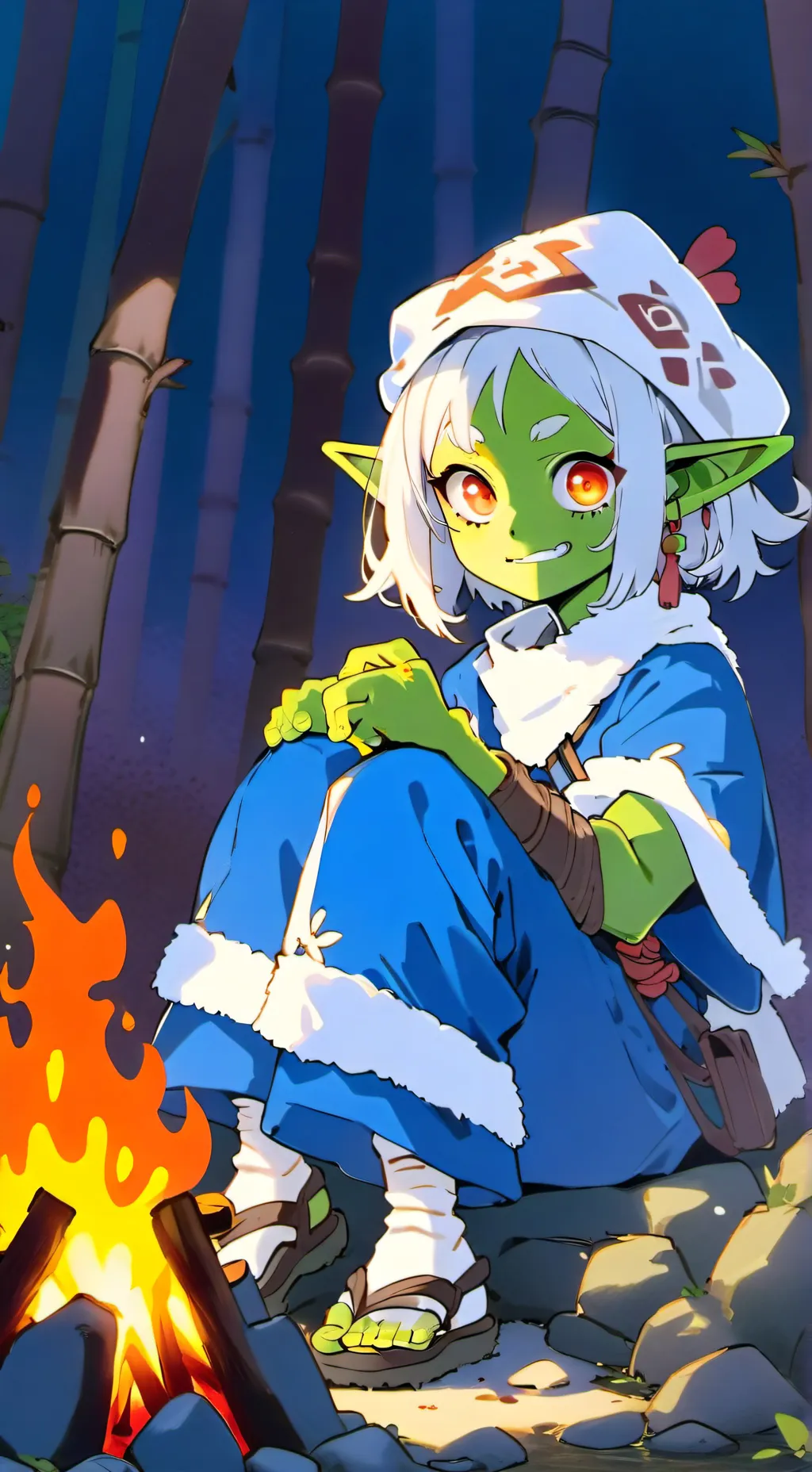 ai character: Akari chuckles background