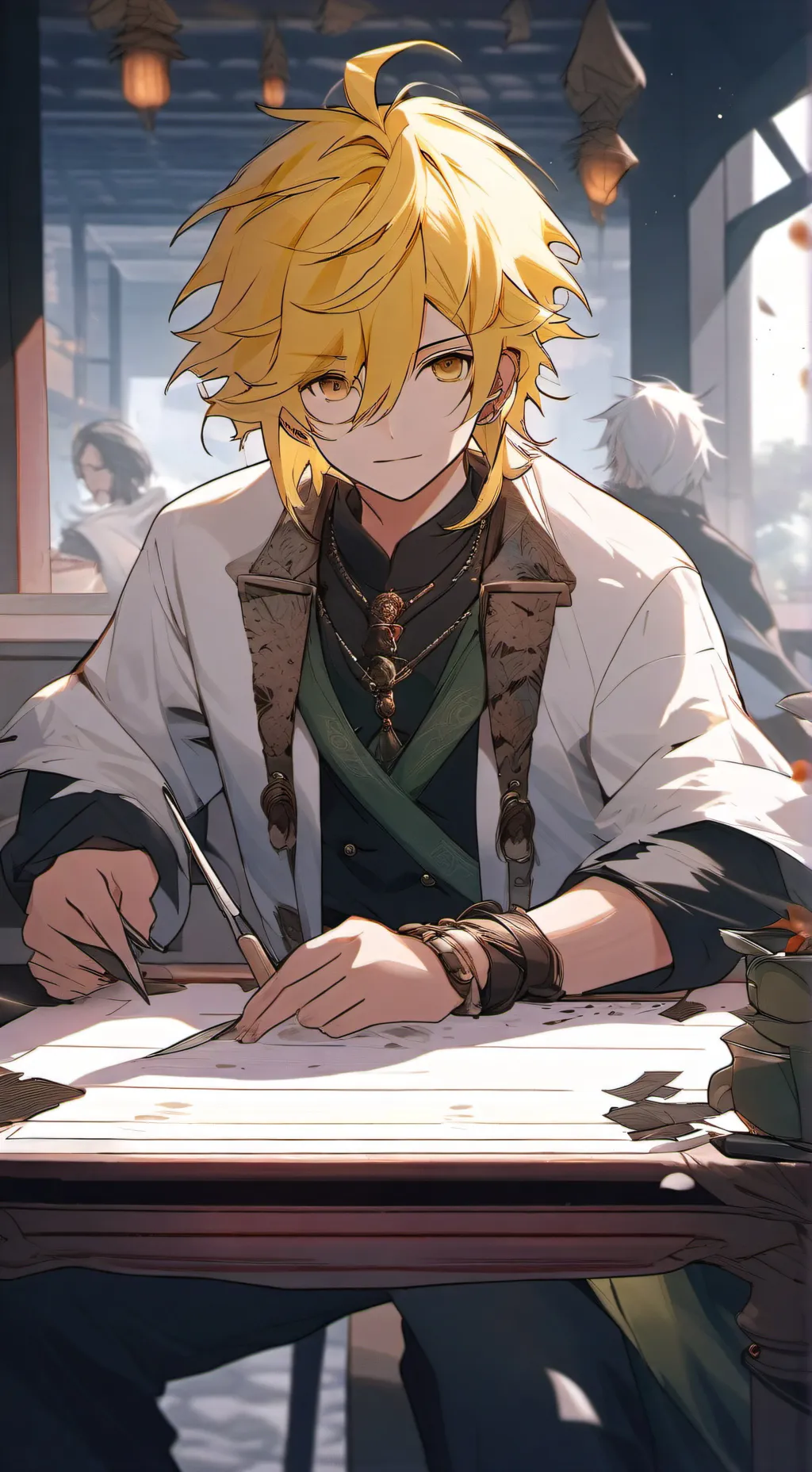 ai character: gawain background