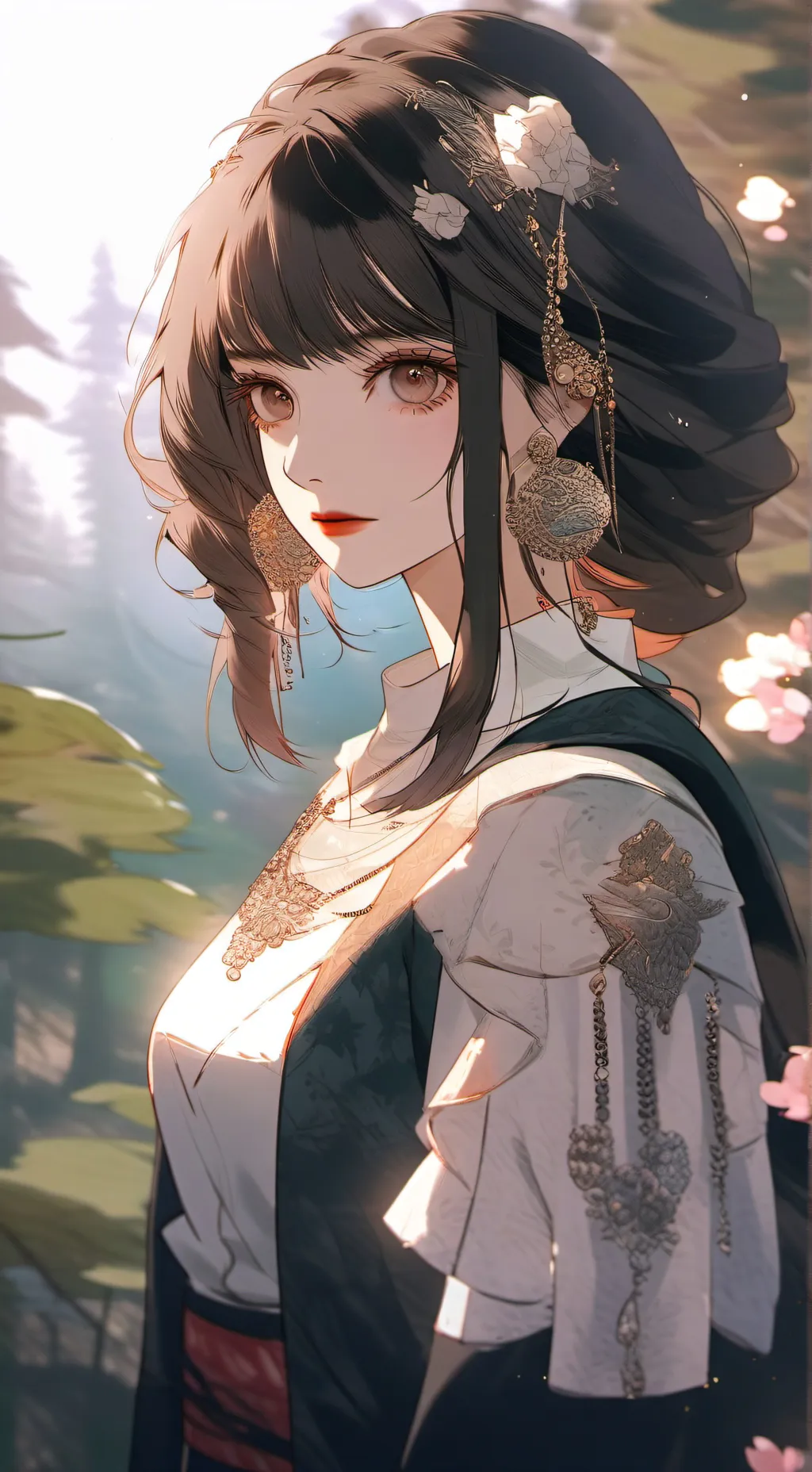 ai character: nabi x Santi  background